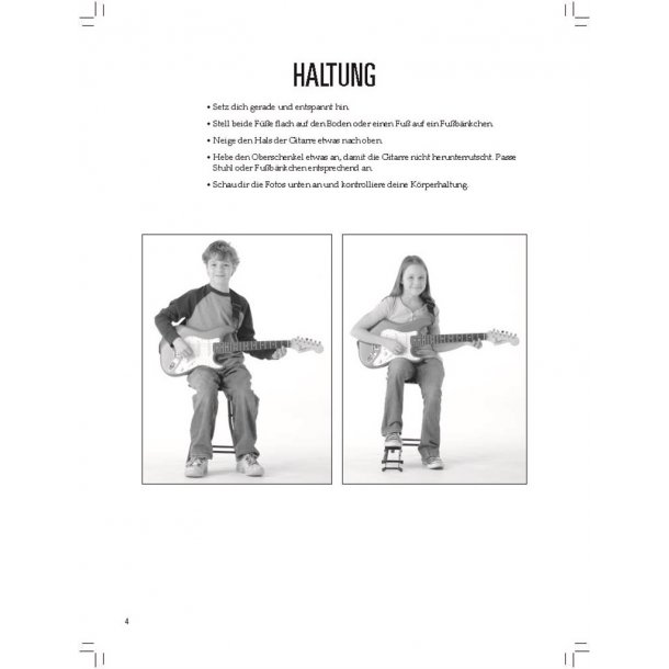 Hal Leonard Gitarre f&uuml;r Kids 1 : Ein Lehrgang fu&#776;r Anf&auml;nger zum schrittweisen Erlernen der akustischen oder elektrischen Gitarre